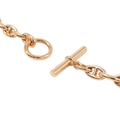 HERMES Chaine d'Ancre 62 frames Necklace Size TPM 18K Pink Gold