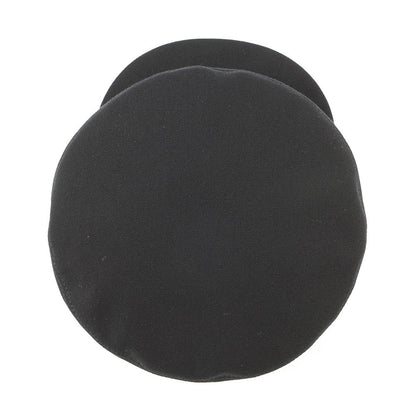 HERMES Julietta Seashell Cap Size 57 Black Cotton100%