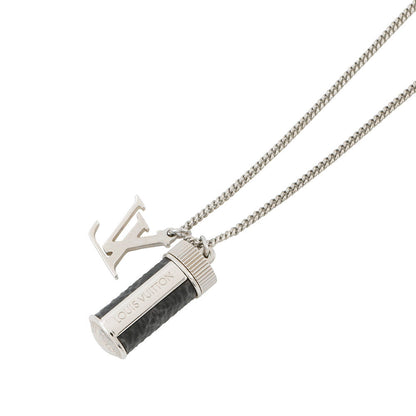 LOUIS VUITTON Collier Bag Charms Monogram Eclipse Noir/SilverM63641 Monogram Eclipse