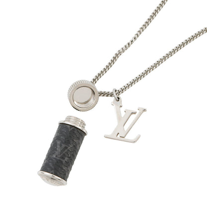 LOUIS VUITTON Collier Bag Charms Monogram Eclipse Noir/SilverM63641 Monogram Eclipse
