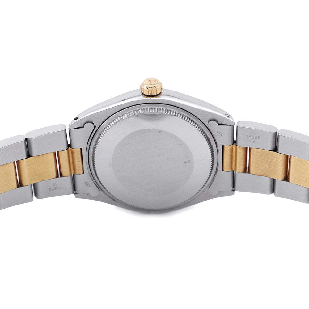 ROLEX Oyster Perpetual W34mm Stainless Steel K18YG Black Dial1005