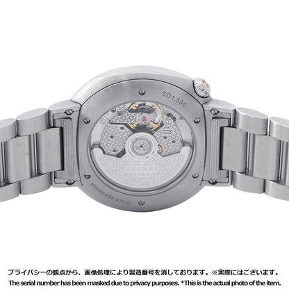 HERMES Cut GM W36mm Stainless Steel White DialSD1.530
