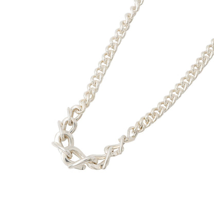TIFFANY&Co. Forged Graduated Necklace Size 1672548922 SV925