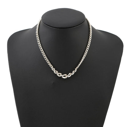 TIFFANY&Co. Forged Graduated Necklace Size 1672548922 SV925
