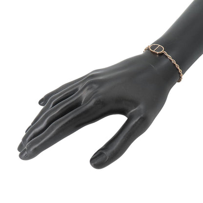 HERMES Chaine d'Ancre Bracelet Verso Size XS K18PG BlackCeramic