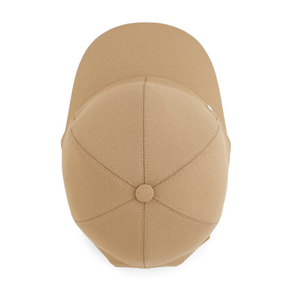 HERMES Cap《Tess》 Milan Jersey Size 58 Biscuit Rayon Polyurethane