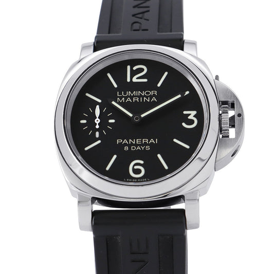 PANERAI Luminor Marina Logo Acciaio W44mm Stainless Steel Rubber Black DialPAM00510