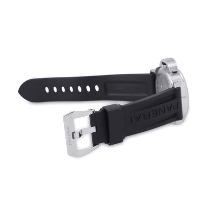 PANERAI Luminor Marina Logo Acciaio W44mm Stainless Steel Rubber Black DialPAM00510