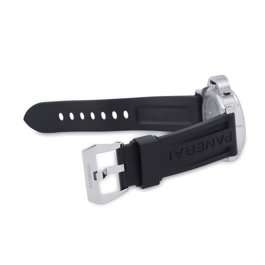 PANERAI Luminor Marina Logo Acciaio W44mm Stainless Steel Rubber Black DialPAM00510