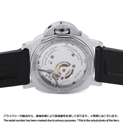 PANERAI Luminor Marina Logo Acciaio W44mm Stainless Steel Rubber Black DialPAM00510