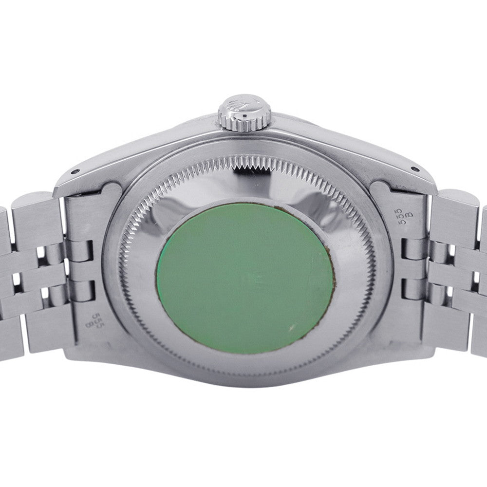 ROLEX Datejust W36mm Stainless Steel K18WG Silver Dial16234G