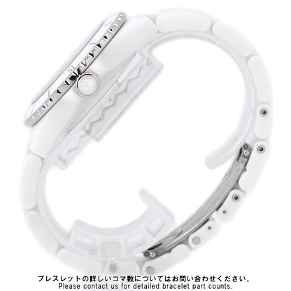 CHANEL J12 W38mm Stainless Steel Ceramic WhiteLacquer DialH5705