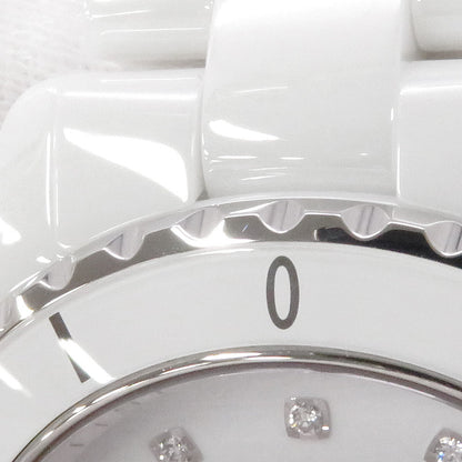 CHANEL J12 W38mm Stainless Steel Ceramic WhiteLacquer DialH5705