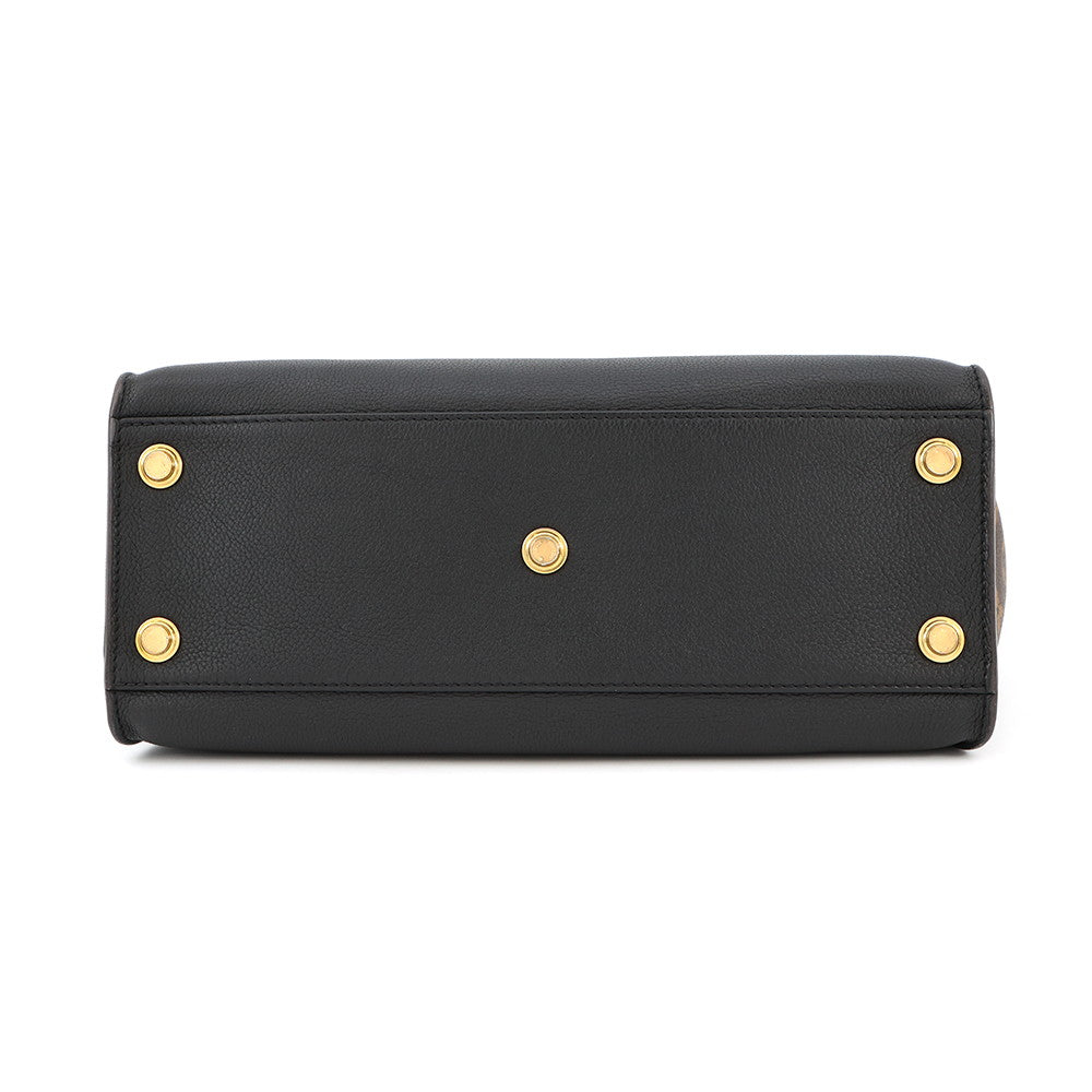 LOUIS VUITTON On My Side NoirM53823 Monogram Calf Leather Size MM