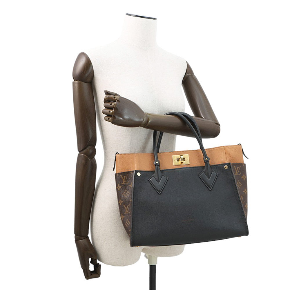 LOUIS VUITTON On My Side NoirM53823 Monogram Calf Leather Size MM