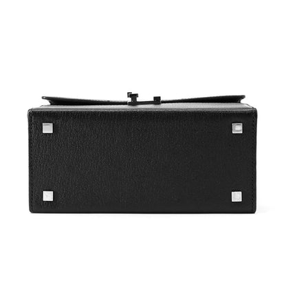 HERMES Cinetic 2way Bag Black Chevre Myzore Goatskin