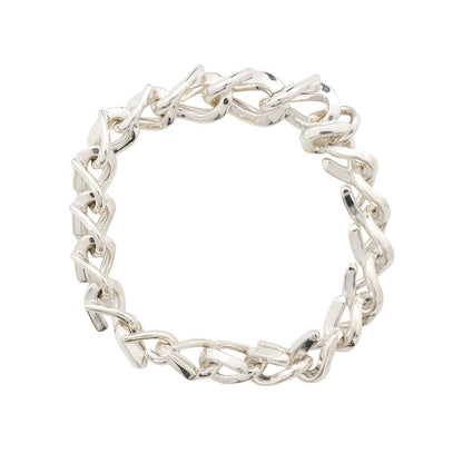 TIFFANY&Co. Forge Medium Link Bracelet Size Medium Silver72548507 SV925