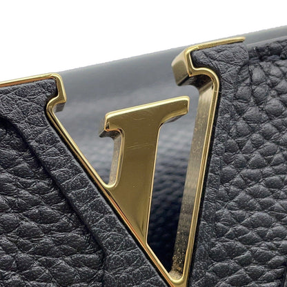 LOUIS VUITTON Capucines NoirM59269 Enamel Leather Size BB