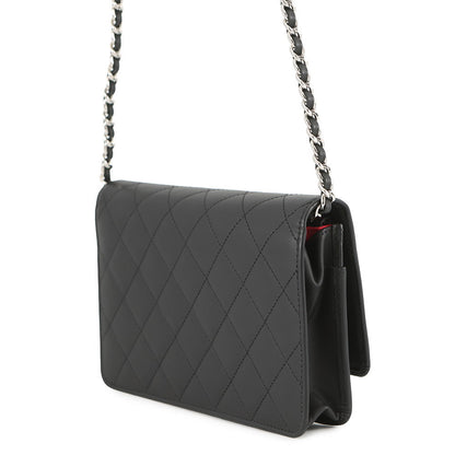 CHANEL Cambon Chain Wallet BlackA46646 Lambskin