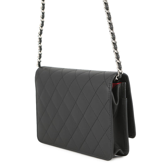 CHANEL Cambon Chain Wallet BlackA46646 Lambskin