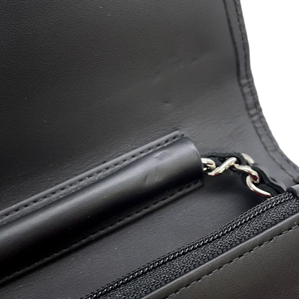 CHANEL Cambon Chain Wallet BlackA46646 Lambskin