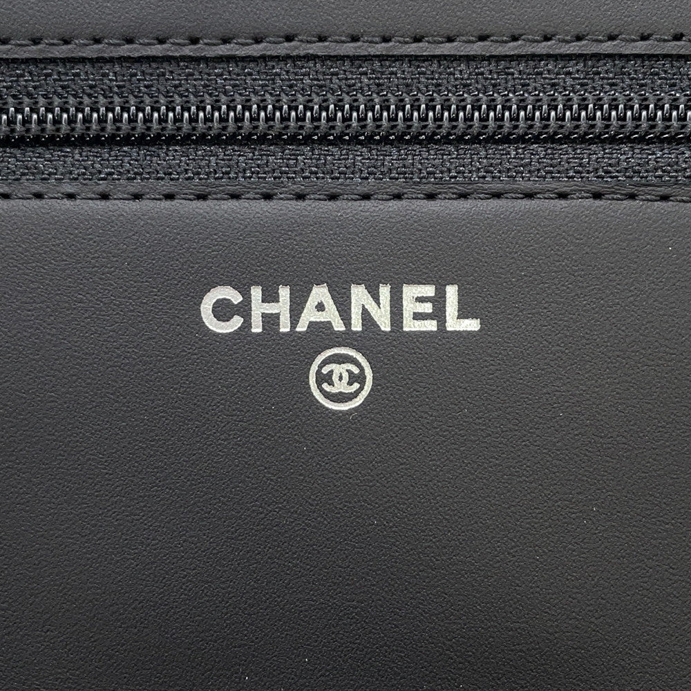 CHANEL Cambon Chain Wallet BlackA46646 Lambskin