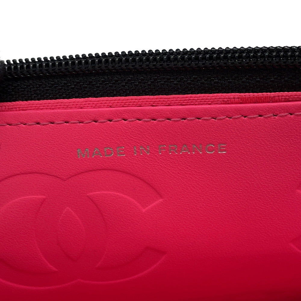 CHANEL Cambon Chain Wallet BlackA46646 Lambskin