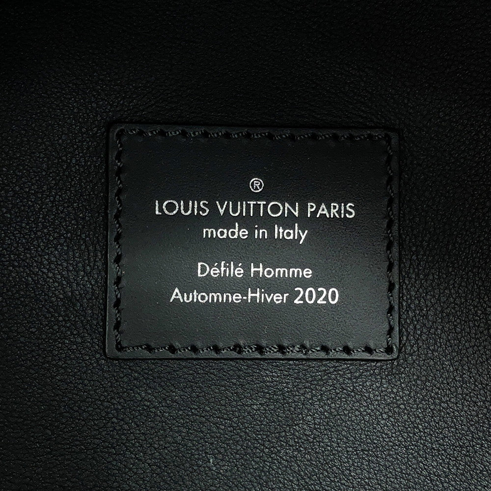 LOUIS VUITTON Automne Hiver 2020 Multi-Fur Backpack NoirM56852 Monogram Fur