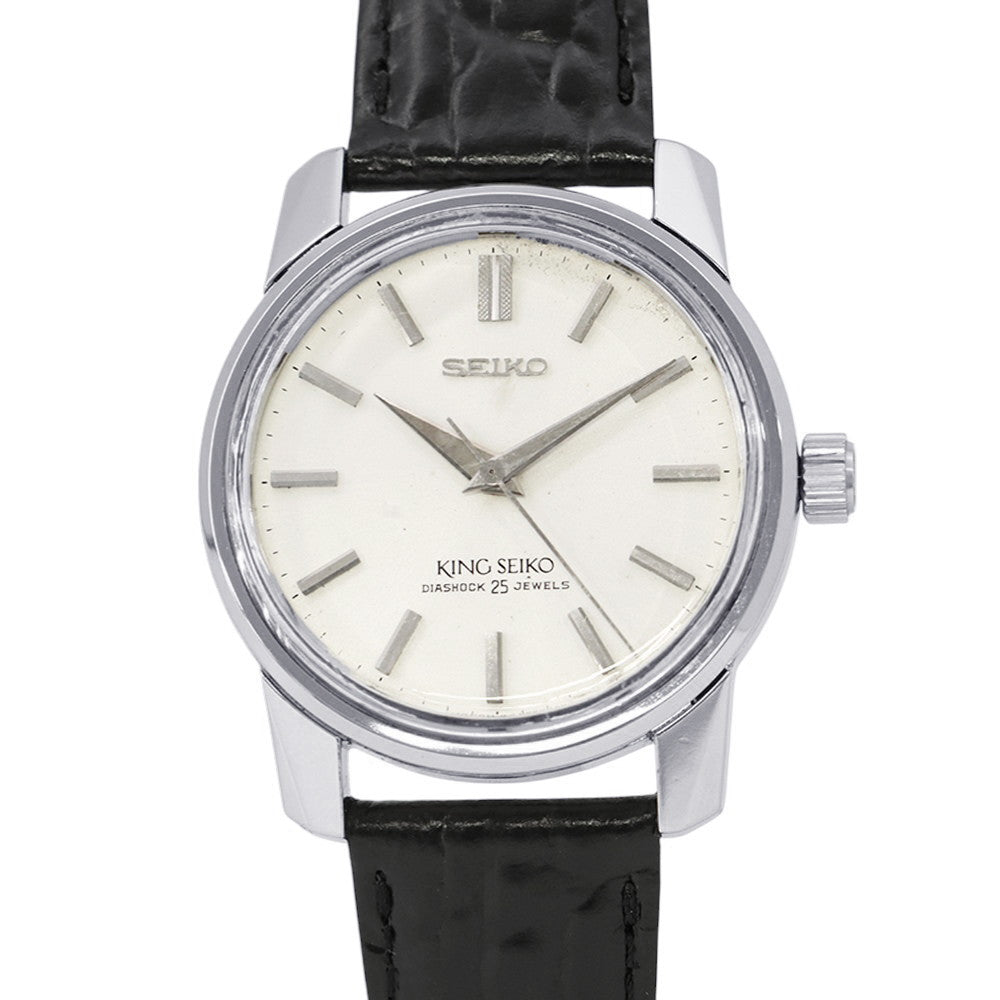 SEIKO King Seiko Vintage W36mm Stainless Steel Silver Dial44999