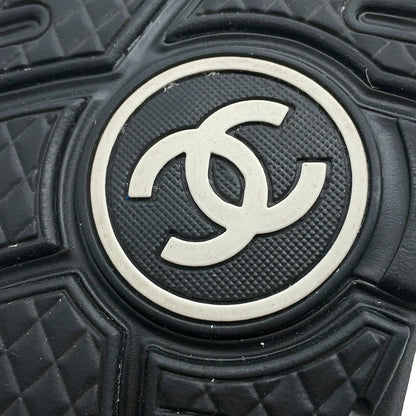 CHANEL CC Logo Sneakers Black/WhiteG38299 Leather Mesh Suede Size 37