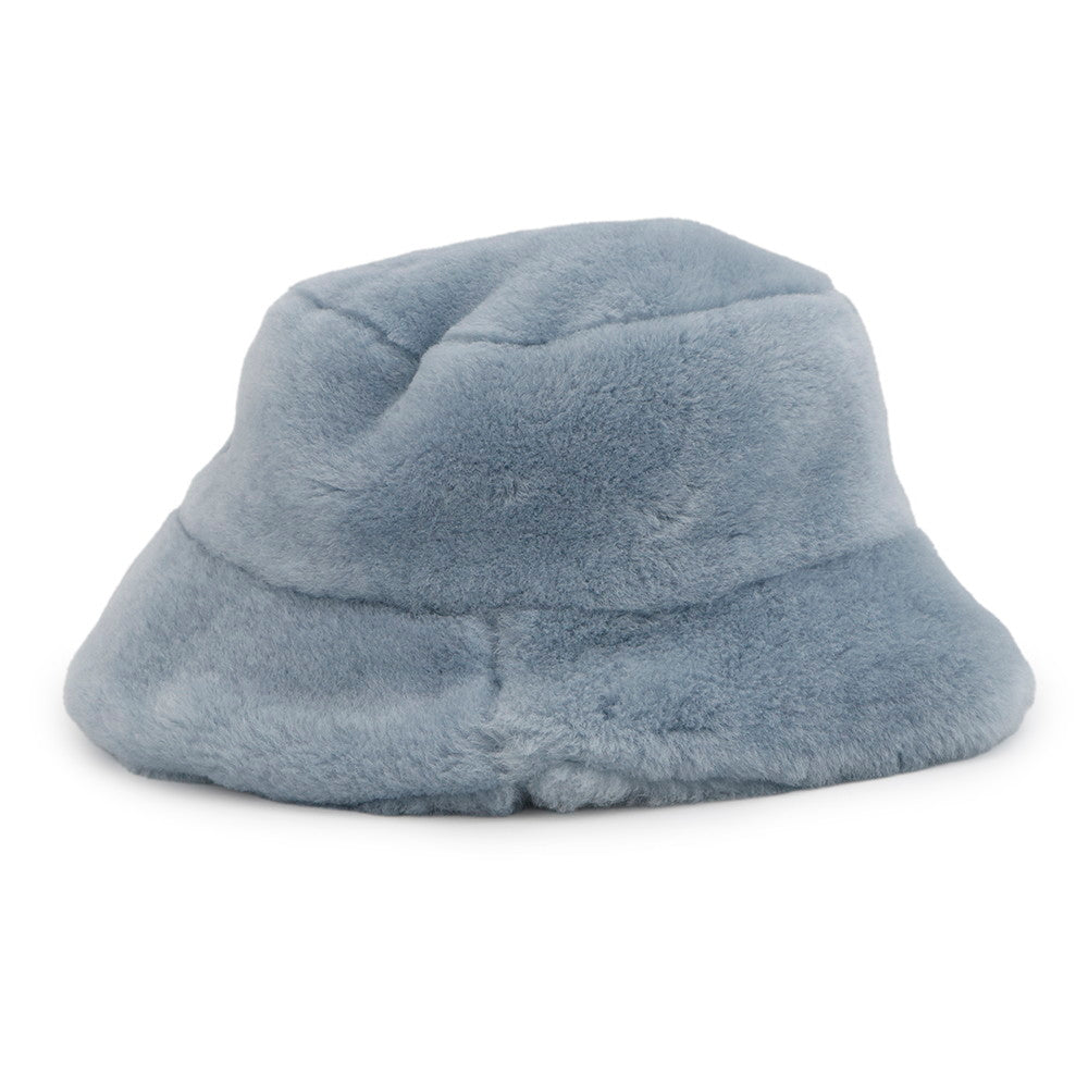 MIUMIU Brushed bucket hat Size S Light Blue5HC196 Polyester57% Acetate43%