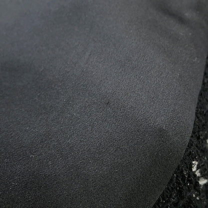 CHANEL Tweed Coat Size 38 BlackP57222 Acryl35% Polyester23% Nylon20% Cotton11% Wool 8% Rayon3% Leather