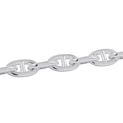 HERMES Chaine d'Ancre Bracelet 11 frames Size GM SV925