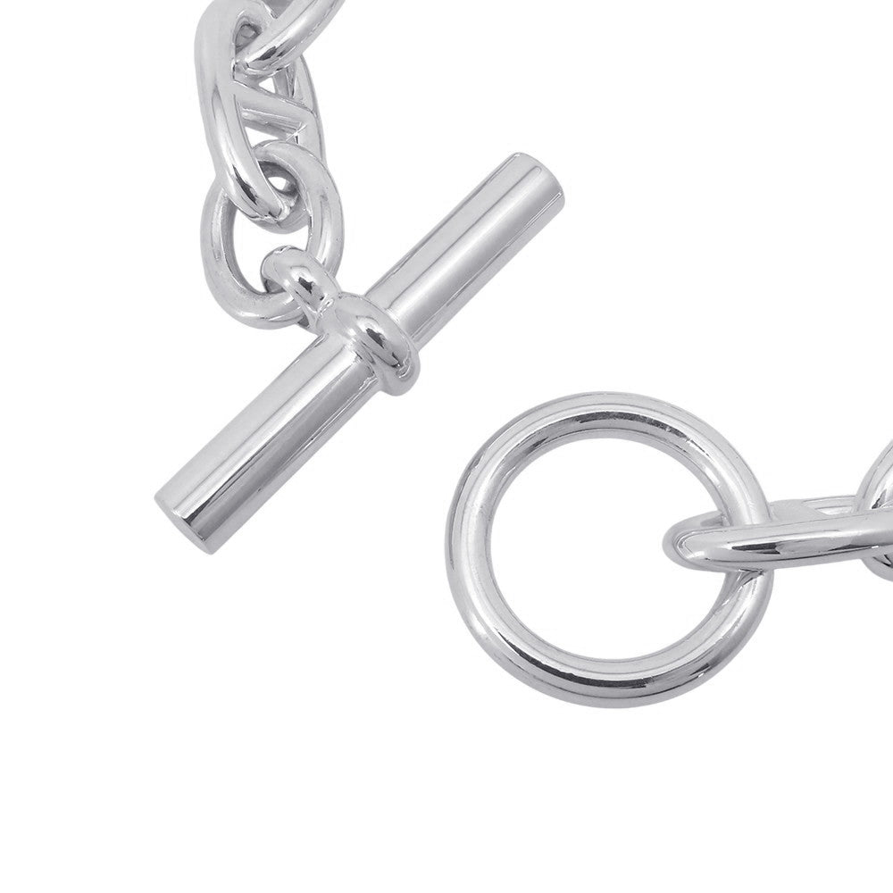 HERMES Chaine d'Ancre Bracelet 11 frames Size GM SV925