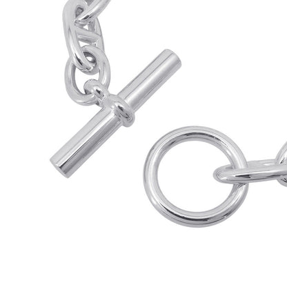 HERMES Chaine d'Ancre Bracelet 11 frames Size GM SV925