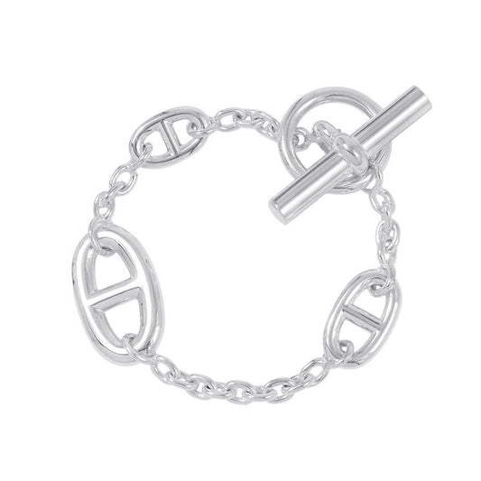 HERMES Chaine d'Ancre Farandole Bracelet Size XS SV925