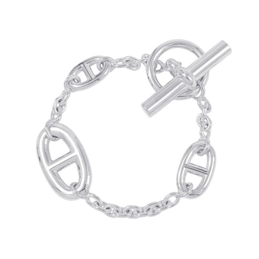 HERMES Chaine d'Ancre Farandole Bracelet Size XS SV925