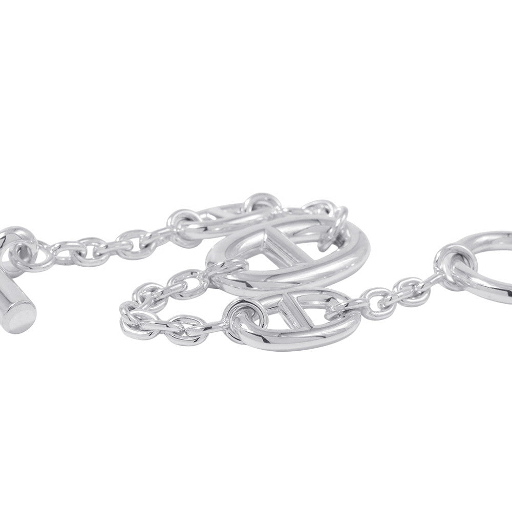 HERMES Chaine d'Ancre Farandole Bracelet Size XS SV925