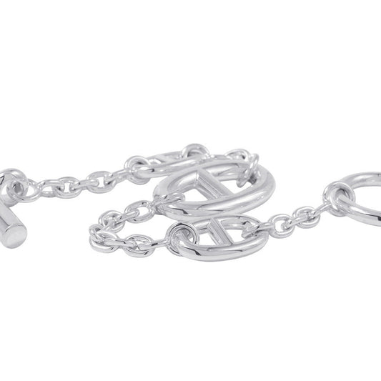 HERMES Chaine d'Ancre Farandole Bracelet Size XS SV925