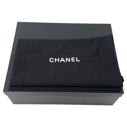 CHANEL CC Logo short boots BlackG39170 Leather Size 36.5
