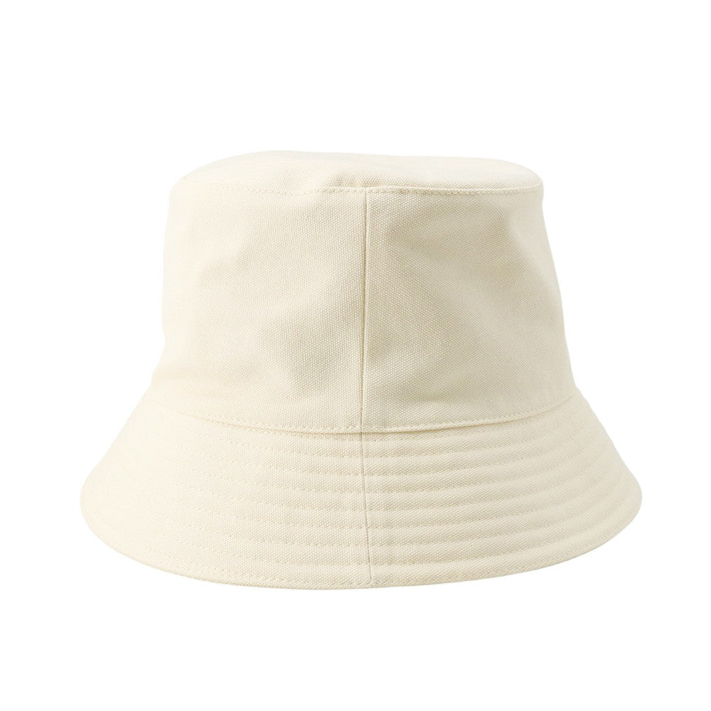 HERMES Jean Sunshine Bucket Hat Size 56 Ivory Cotton100%