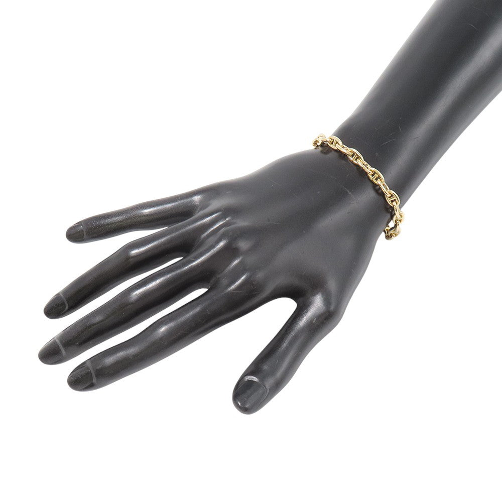 HERMES Chaine d'Ancre 24koma Bracelet Size TPM 18K Yellow Gold