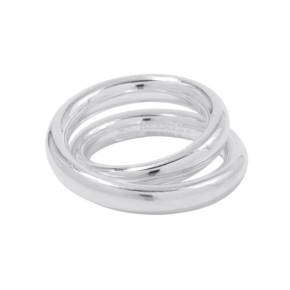 HERMES Caba Cityslide clutchertige Ring Size 53/#13 SV925