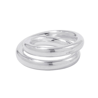 HERMES Caba Cityslide clutchertige Ring Size 53/#13 SV925