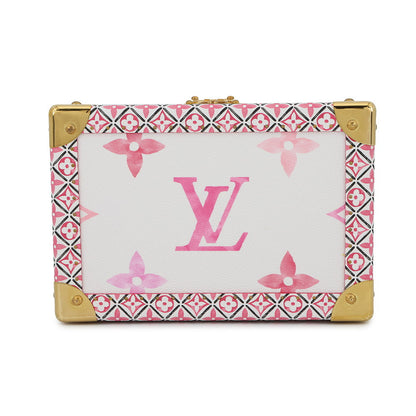 LOUIS VUITTON Coffret Tresor24 White/PinkM22995 Monogram Visor Pool