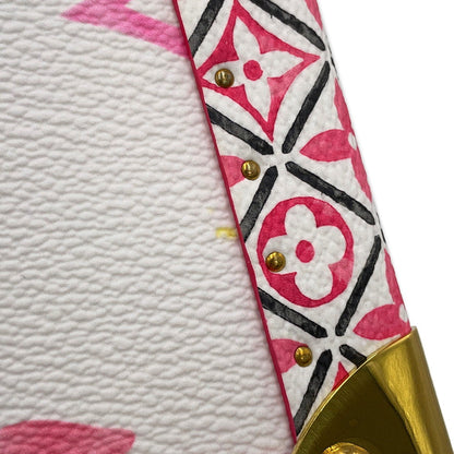 LOUIS VUITTON Coffret Tresor24 White/PinkM22995 Monogram Visor Pool