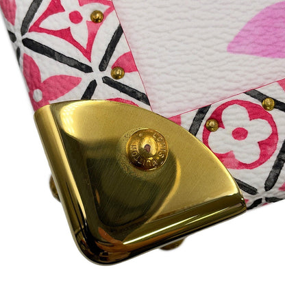 LOUIS VUITTON Coffret Tresor24 White/PinkM22995 Monogram Visor Pool