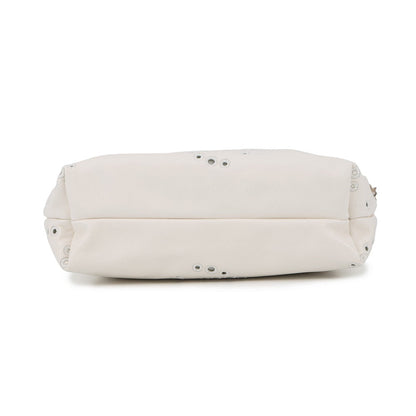 CHANEL CHANEL 22 Coco Punching ChainShoulder WhiteAS3980 Shiny Calf Leather Size Mini