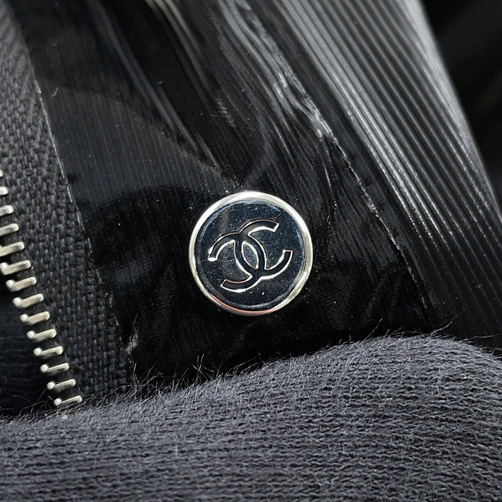 CHANEL BijouxButton Technical Fabric Blouson Size 36 BlackP77341 Polyester100% Rhinestone