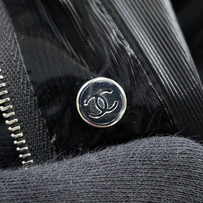 CHANEL BijouxButton Technical Fabric Blouson Size 36 BlackP77341 Polyester100% Rhinestone